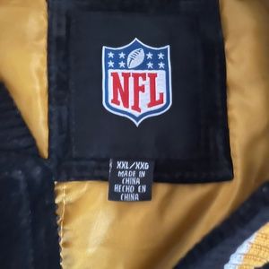 Leather and suede NFL Steelers Jacket